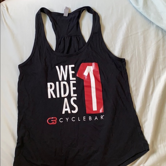 Cyclebar Tops - Like new Cyclebar We Ride As 1 racerback tank top